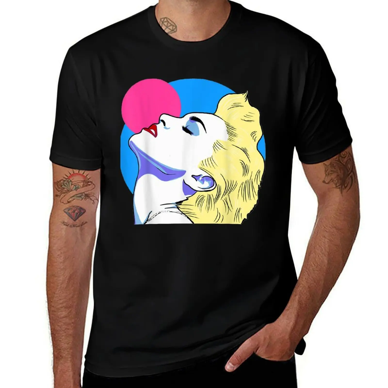 

Madonnas True Blue Artwork T-Shirt cotton t shirts man 100% t shirts for man cotton funny t shirts for man pack cotton T-shirt