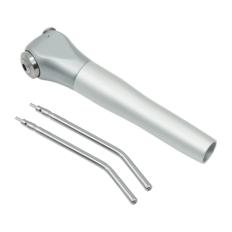 

Dental Air Water Spray Triple 3 Way Gun Syringe Handpiece With 2 Nozzles Tips Tubes For Dental Chair Unit