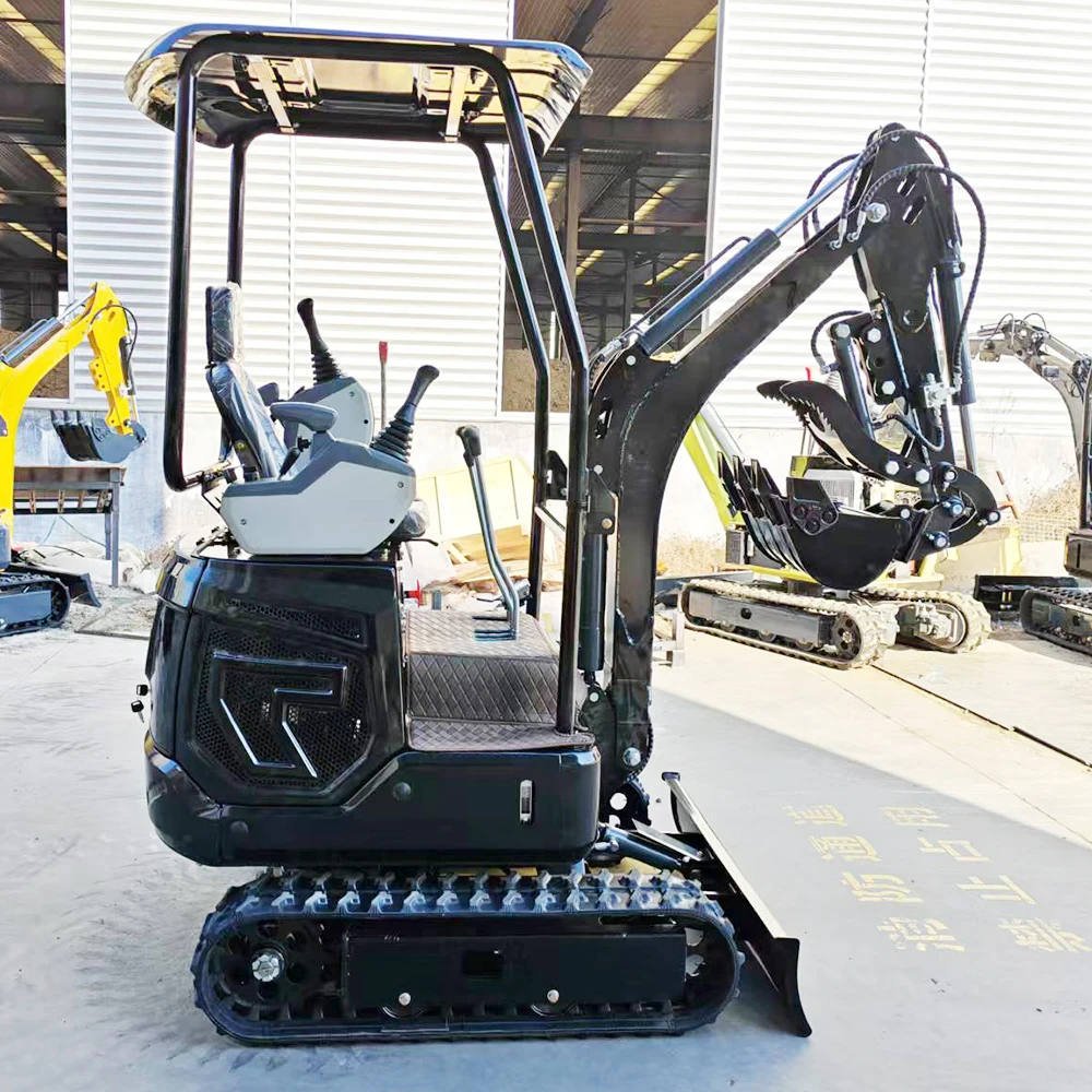 Fabrieksdirecte verkoop 1.2T minigraver, aanpasbaar, CE-gekeurd & technische ondersteuning geleverd
