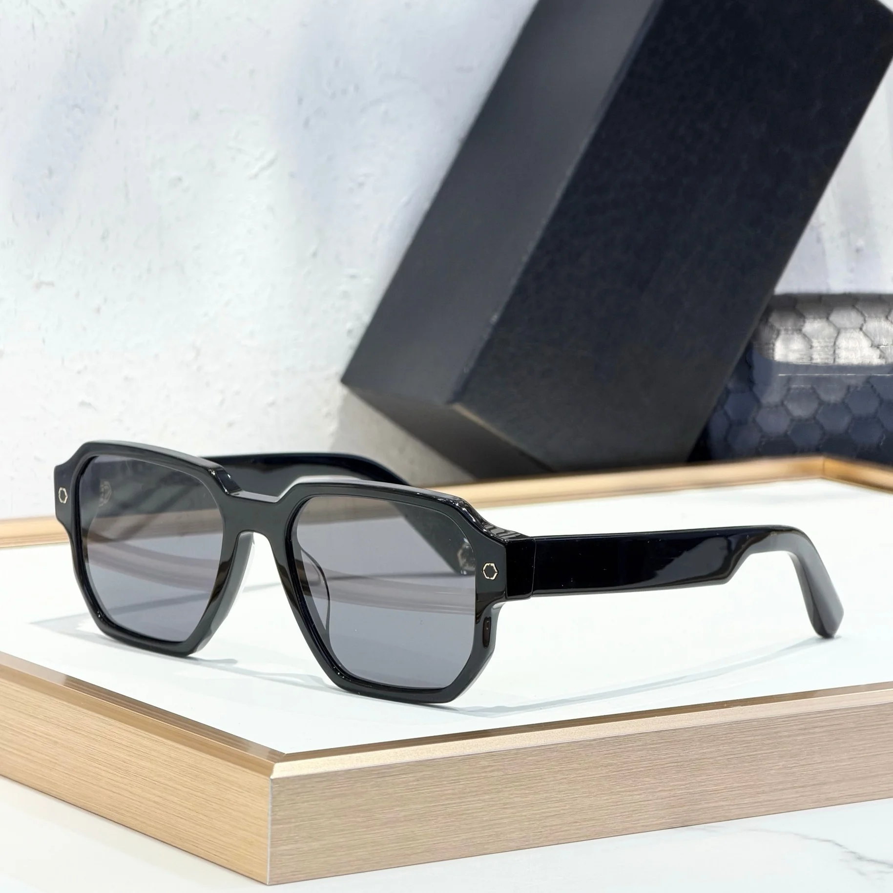 VPP199 Square Acetate Popular Classic High Quality Men's Sunglasses High Brand Luxury UV400 Protection Lentes De Sol Hombre