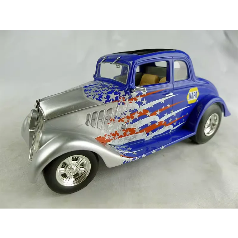

Diecast First Gear 1:25 Scale Coupe Street Rod Ford Classic Flag Version Beetle Alloy Car Model Collectible Toy Gift Souvenir