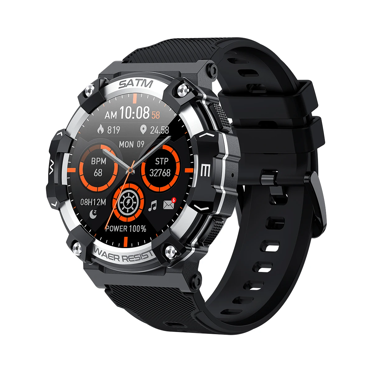 Winait Ip68 Waterproof Sports Bluetooth Call Smart Watch With Heart Rate And Blood Pressure Running Smart Band