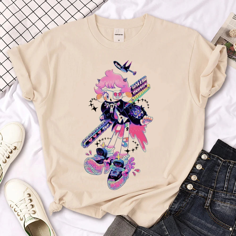 

Y2k Tee Tee women Japanese harajuku t-shirts girl streetwear Japanese 2000s clothes