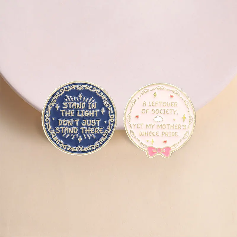 A Leftover Of Society Yet My Mothers Whole Pride Enamel Pin Pink Inspirational Brooch For Sensitive Introverts Daily Wear