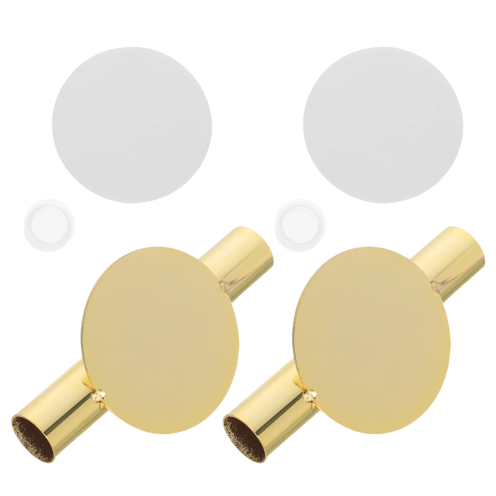 

2pcs Wall-Mounted Flower Vase Metal Vertical Holder For Home Office Bedroom Decor No Drill Installation Modern Nordic Style