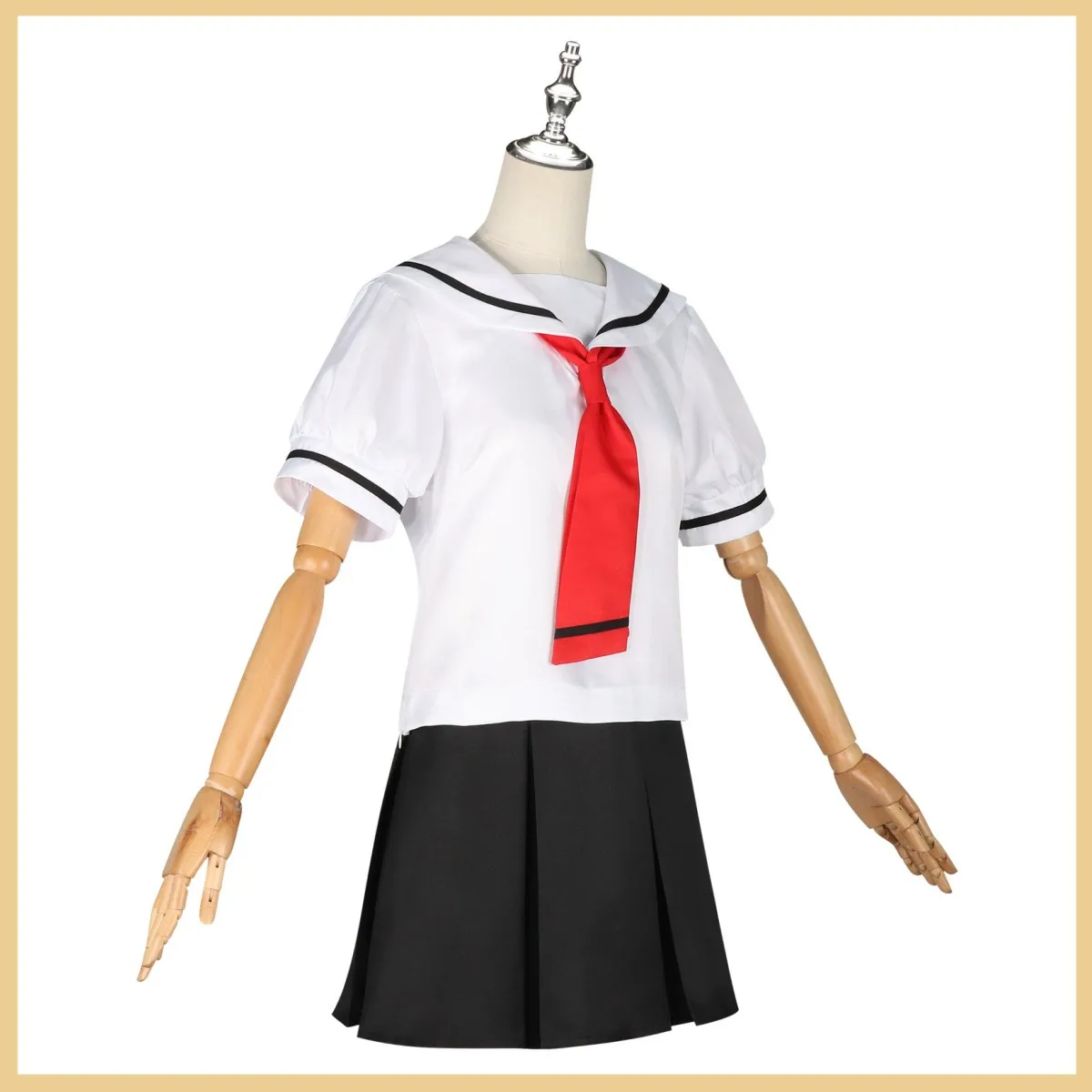 Anime Cardcaptor Sakura Kinomoto Sakura Cosplay Costume Summer School Uniform White Shirt Woman Kawaii Campus Sailor Suit - view 4