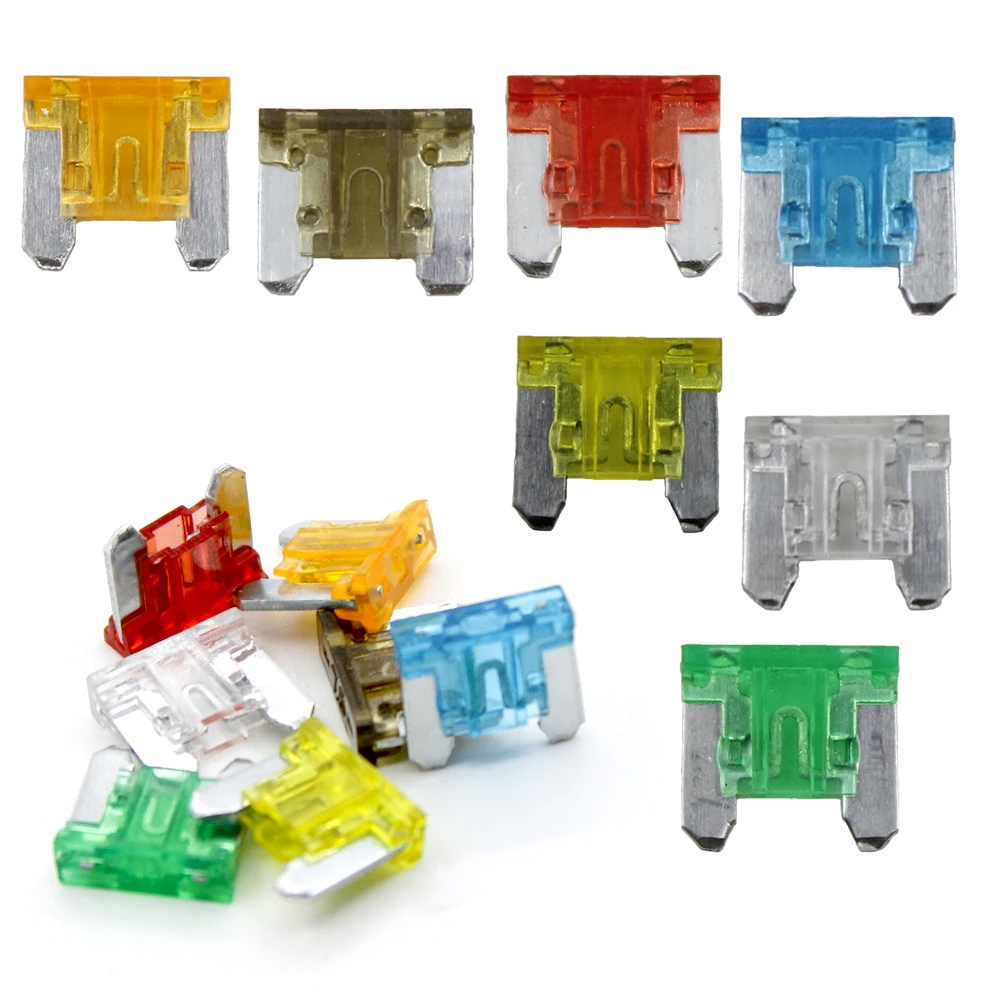 Low Profile Mini Fuses Car Truck Automotive Fuse Holder 5A 7.5A 10A 15A 20A 25A 30A Amp