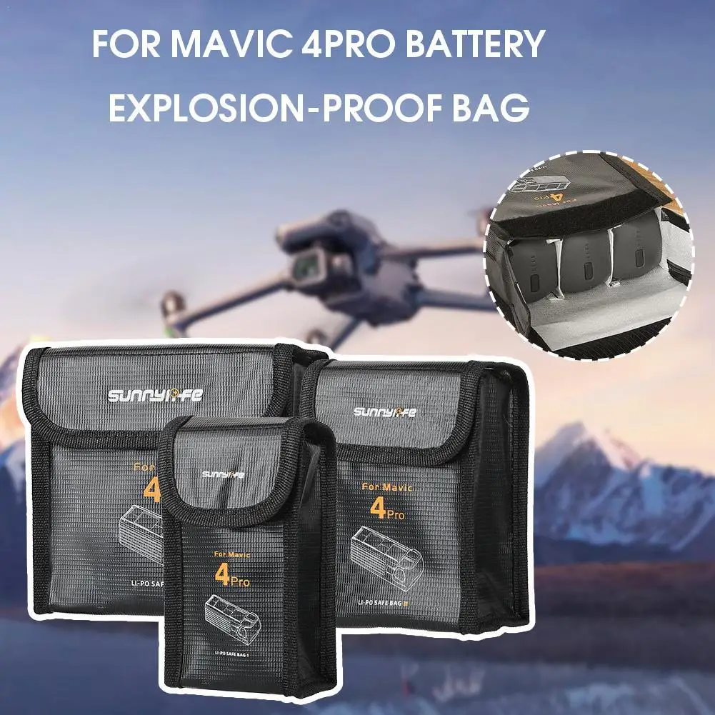 

Battery Storage Bsg for DJI Mavic 4 Pro Battery Blast Case Explosion proof Battery Carrying Case for DJI Mavic 4 Pro Accessories