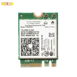 wireless-ac 3160 3160ngw AC3160 3160AC wireless dual band 802.11AC  bluetooth 4.0 ngff wifi card