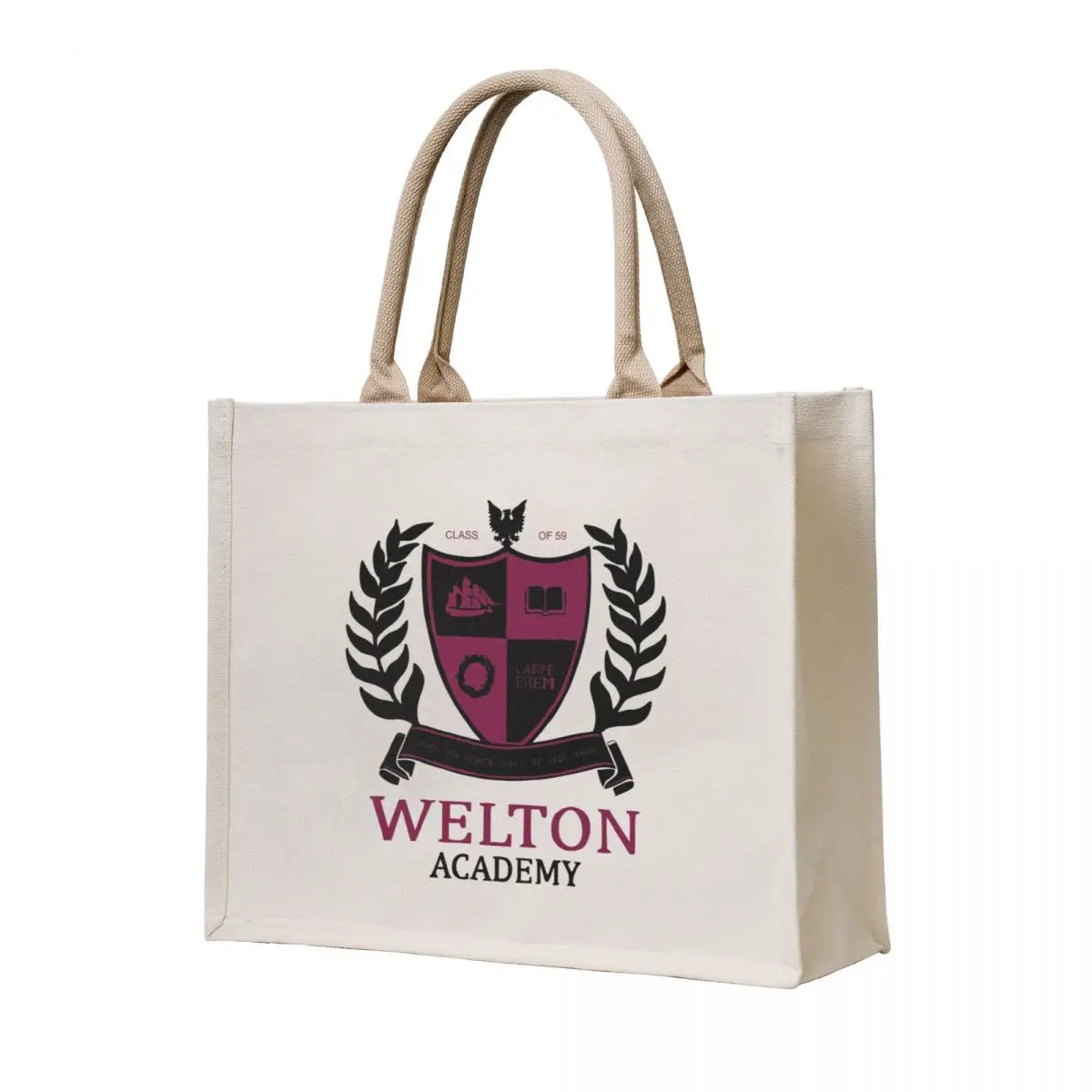 

Welton Academy Tote Bag Reusable bags the tote bag canvas tote bags large bag
