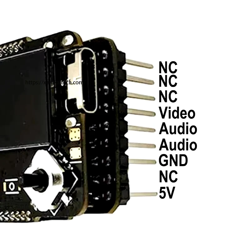 4.9G 5.8G 6G PLUS VRX Recepção de antena dupla 70CH FPV VRX adequado para óculos SKYZONE/Hathark/DJI V1 V2