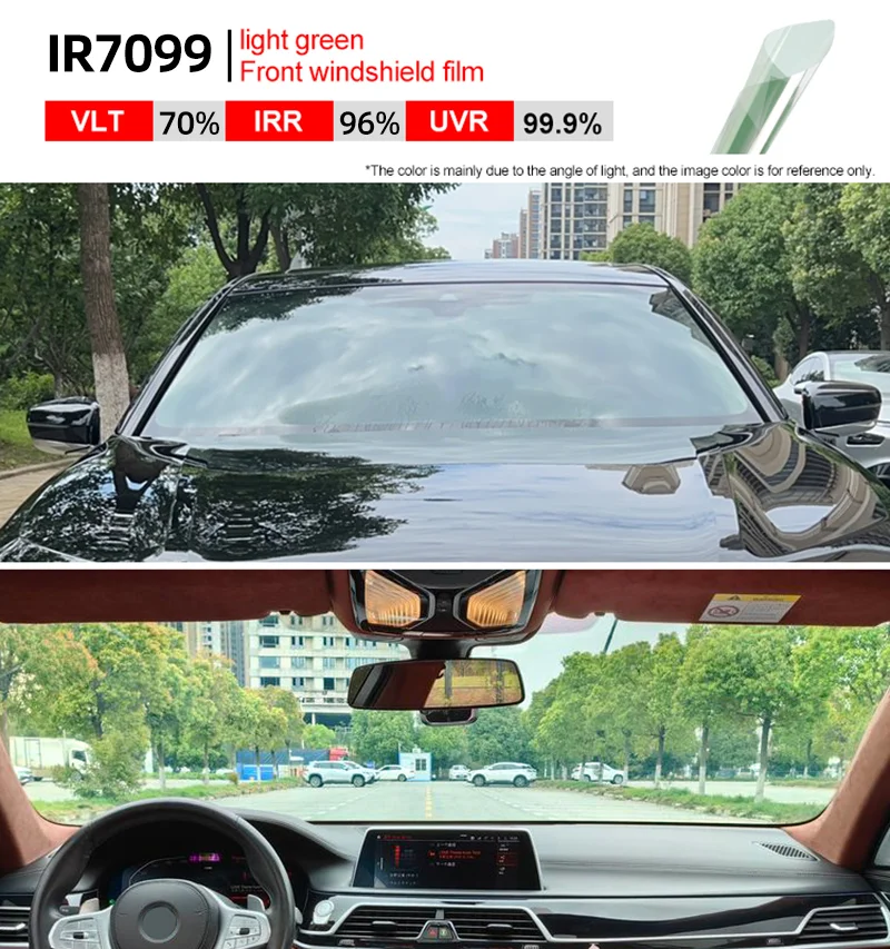 Film de teinte en céramique Nano HD 1m x 6m, teinte pour vitres de voiture IRR 99% UV soleil solaire, haute résistance à la chaleur, Anti-éblouissement, autocollant pour vitres de voiture