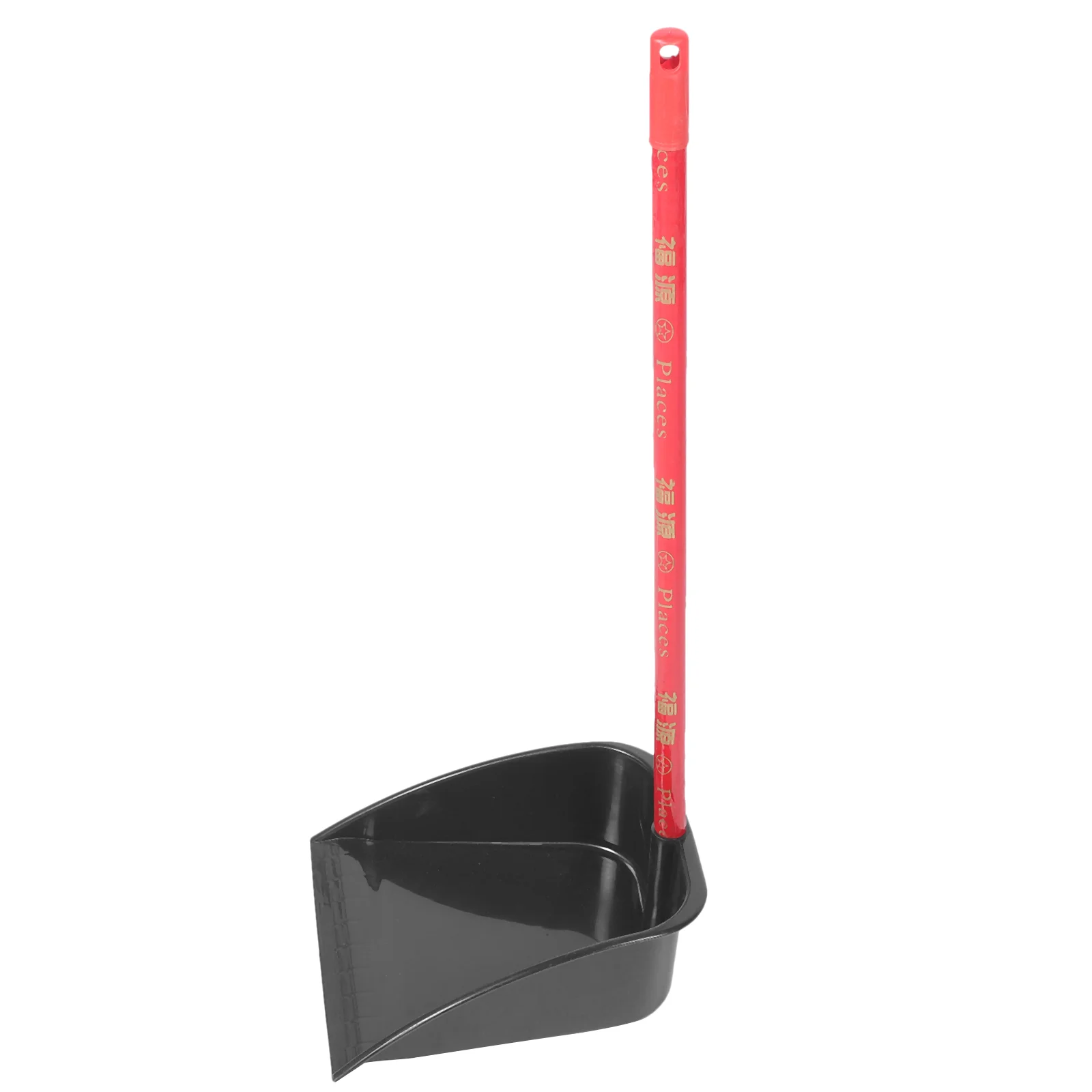 

Stand up Dust Pan Long Handle Tray Outdoor Broom Dustpan Cleaning Supplies Indoor Metal for