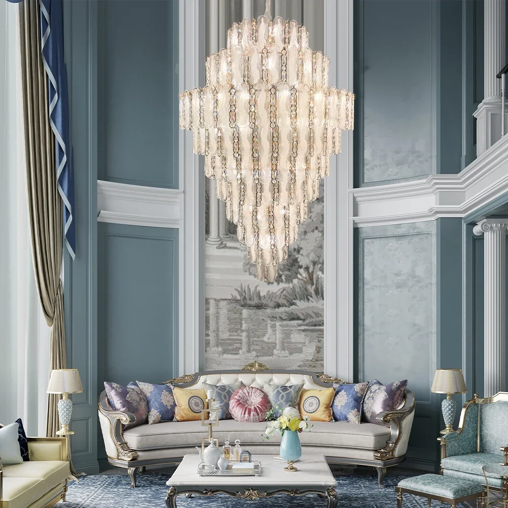 

Хрустальная светодиодная люстра в европейском стиле для ресторана, гостиной, спальни, балкона, барной стойки, подвесной светильник