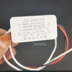 10-15x1W 6-12V 1A Constant Current HIgh Power Led Driver