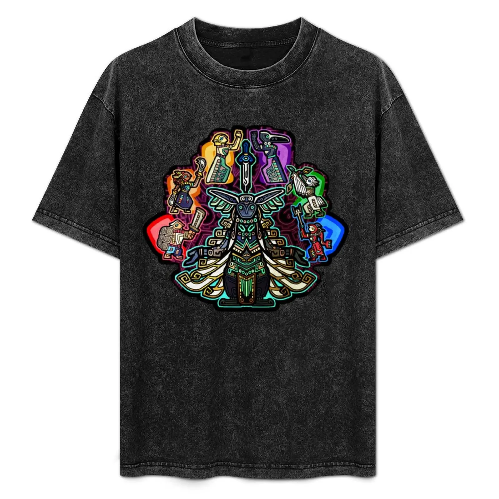 

Stained Glass TotK Meditation Session Alt T-Shirt Casual Basic Street Style T-Shirt