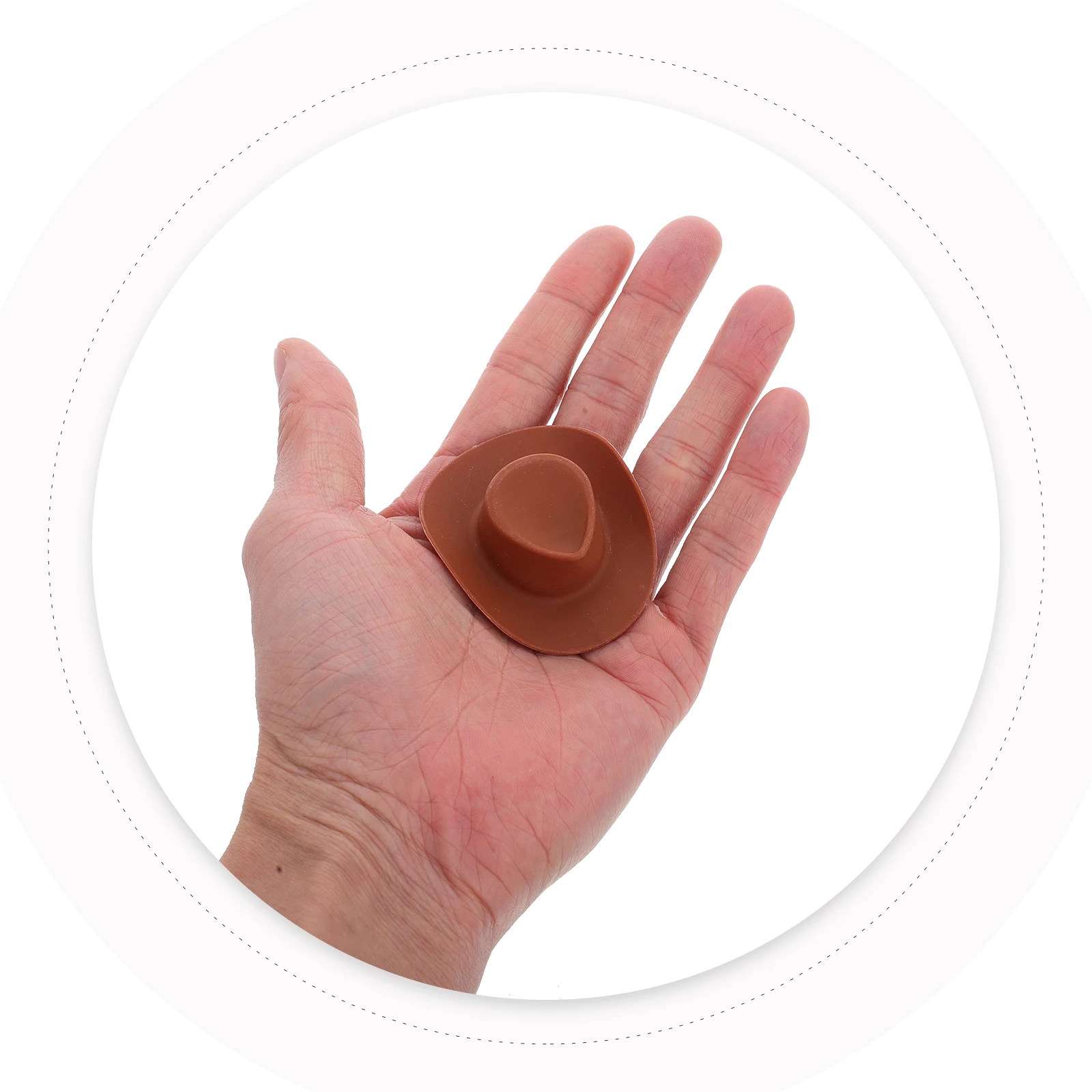 

4Pcs Mini Cowboy Hats Small Western Hats Party Craft Decorations Cute Accessories for Girls Baby Cowboy Hat Stocking Stuffers