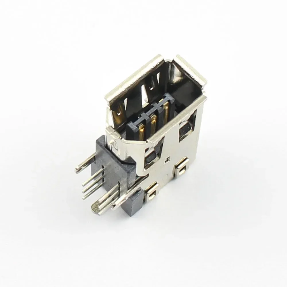 50pcs 1394 Firewire Jack USB 6P 6 Pin DIP Female Socket PCB Plug Connector Interface DIY