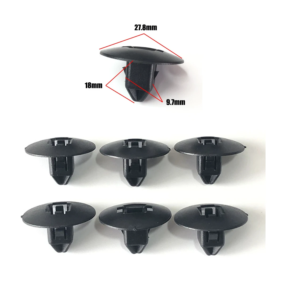 10/100x Front Bumper Grille-Deflector Panel Clip for VOLVO OEM 08-16 XC70 Original Parts Number 30763619