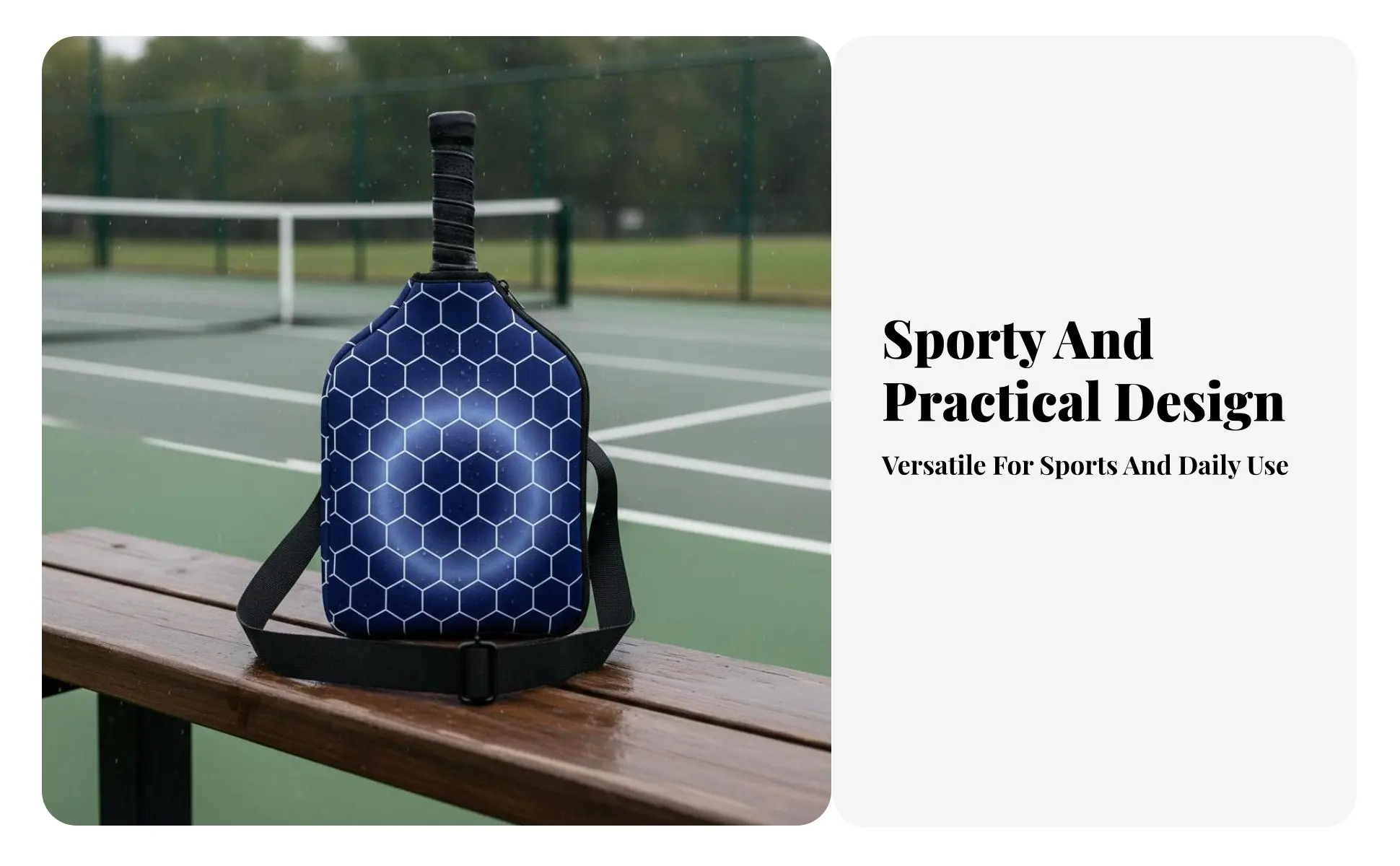 Pickleball Paddle Bag Neoprene Material Pickleball Bag Versatile Carry Choices Adjustable Strap for Athletes Pickleball Paddle Bag Neoprene Material Pickleball Bag Versatile Carry Choices Adjustable Strap for Athletes