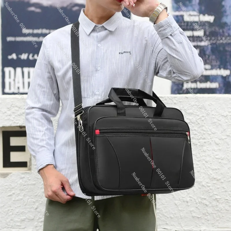 High-capacity Briefcase Business Document Information Storage Bags Weekend Travel Laptop Protection Organize Handbag Accessories
