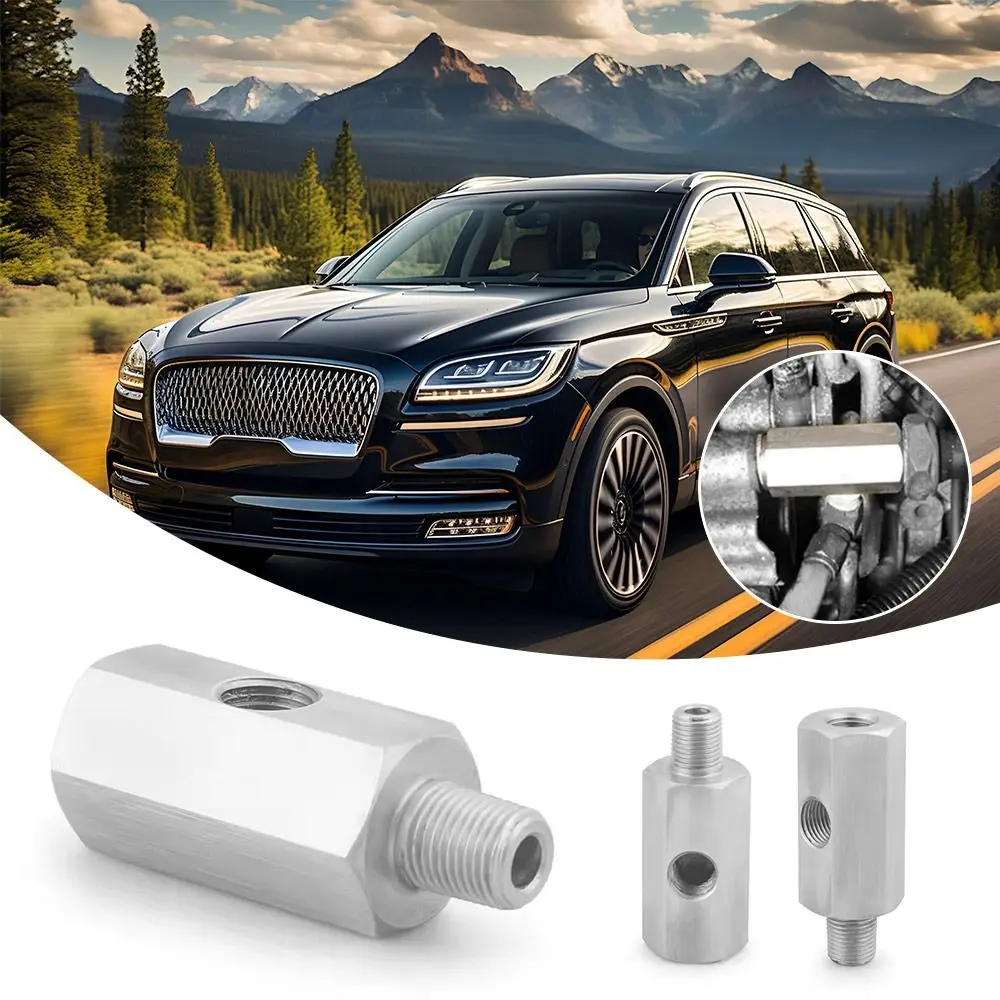 

Stainless Steel Side Holes Oil Pressure Sensor Connector 1/8"NPT Female 1/8NPT 1/4NPT 1/8 BSPT Feed Line Gauge Tee Adapter