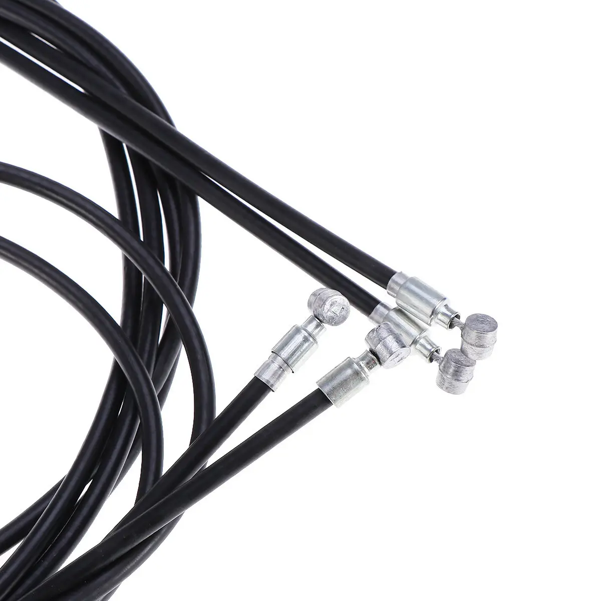 4Pcs Premium Brake Shifter Cable Set for Rear Derailleur Aluminum Alloy Electrophoretic Coating Slick Cable Housing Kit for