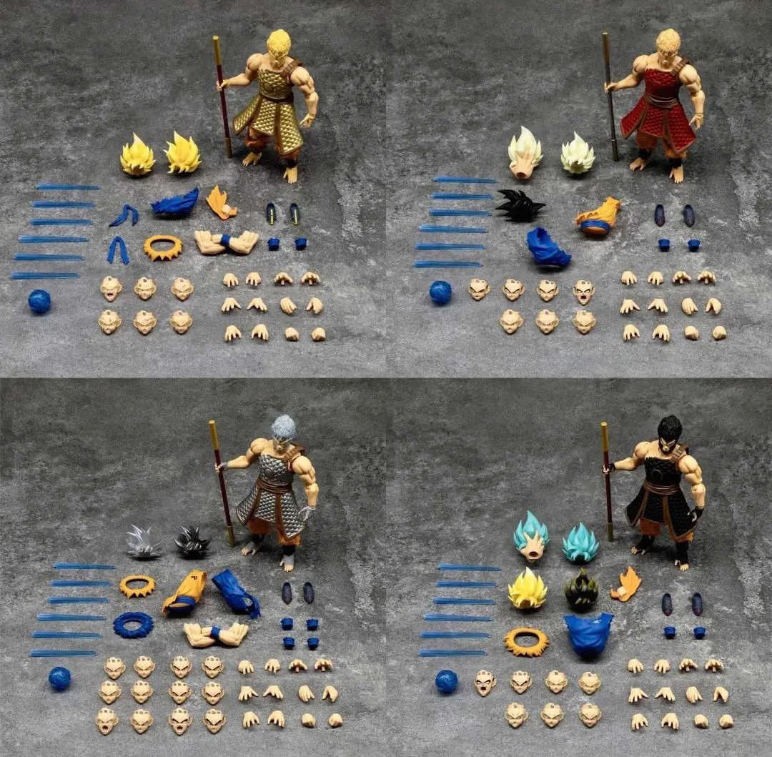 

In-stock Kong Model Dimensional Myth Sun Wukong 1/12 Armor Monkey King Figure Model Collectible Gift