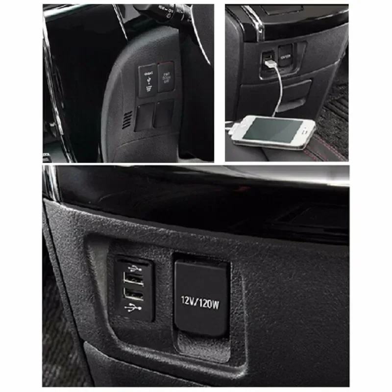 Series 2003-2009 USB Charger Accessory Charging Car Dual Port For Toyota 4Runner/Prado 120 Practical Portable USEFUL USFUL