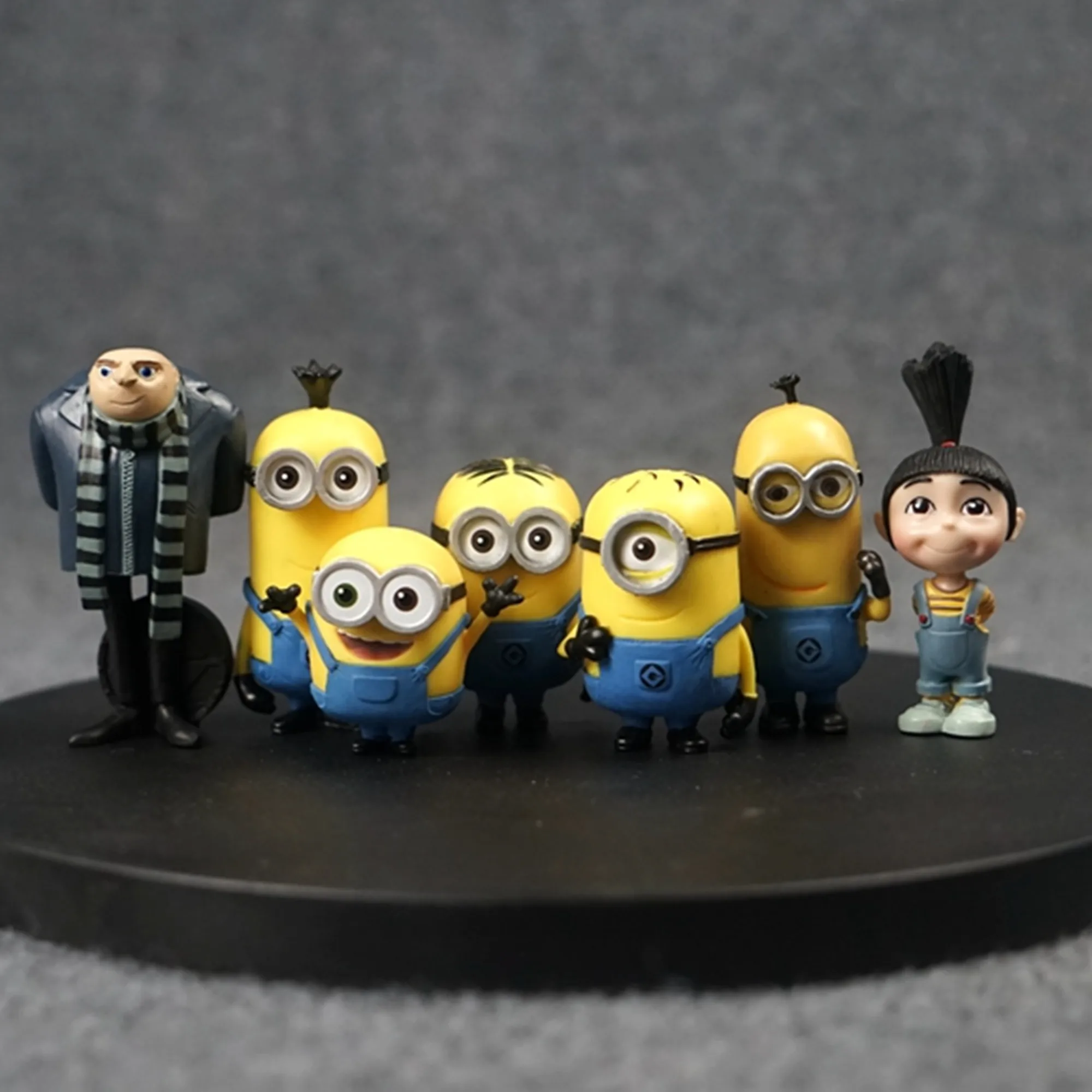 Милые экшн-фигурки мини, коллекционные игрушки, украшение торта на день рождения, аниме фигурки, детские игрушки