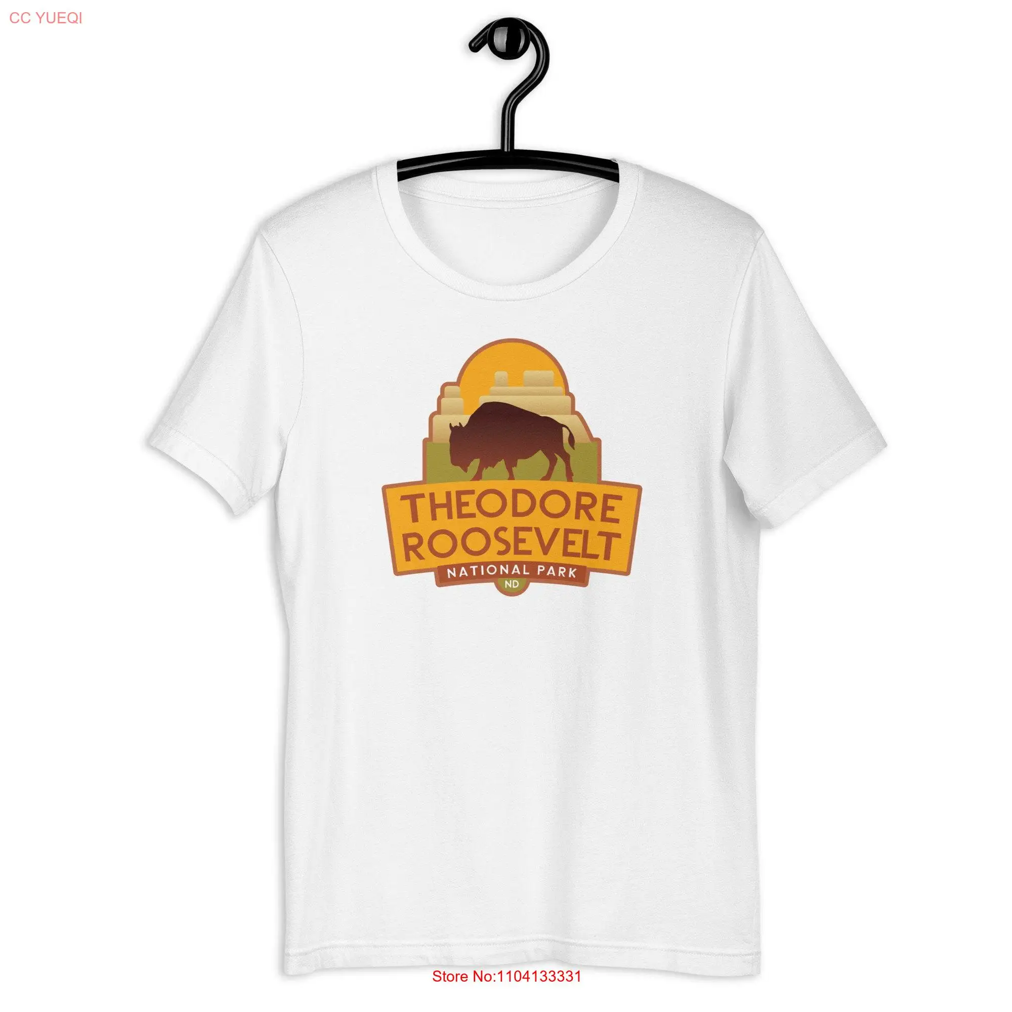 Theodore Roosevelt National Park t shirt long or short sleeves