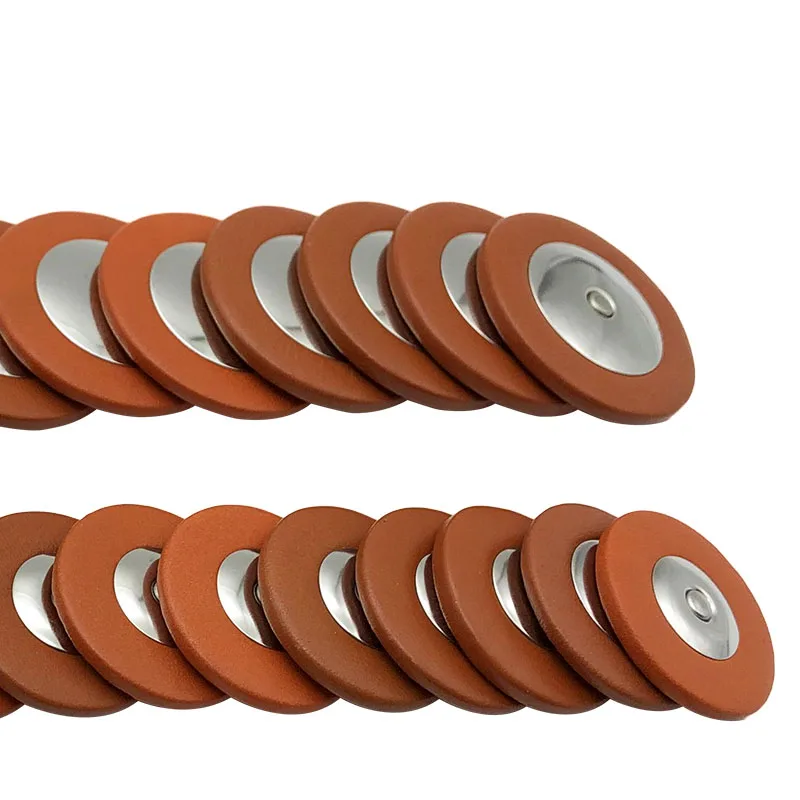 Individuele Verschillende Specificaties Sax Pads Saxofoon Echt Geitenleer Pads Voor Alto Tenor Sopraan Sax Diameter 31.5Mm-43mm