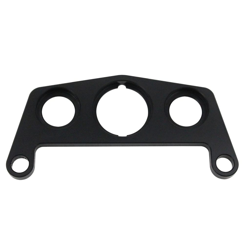 Aluminum Mount Plate for Honda TRX450R Pro Taper Handlebar Clamps Key Switch and Indicator Light Mount Red Black