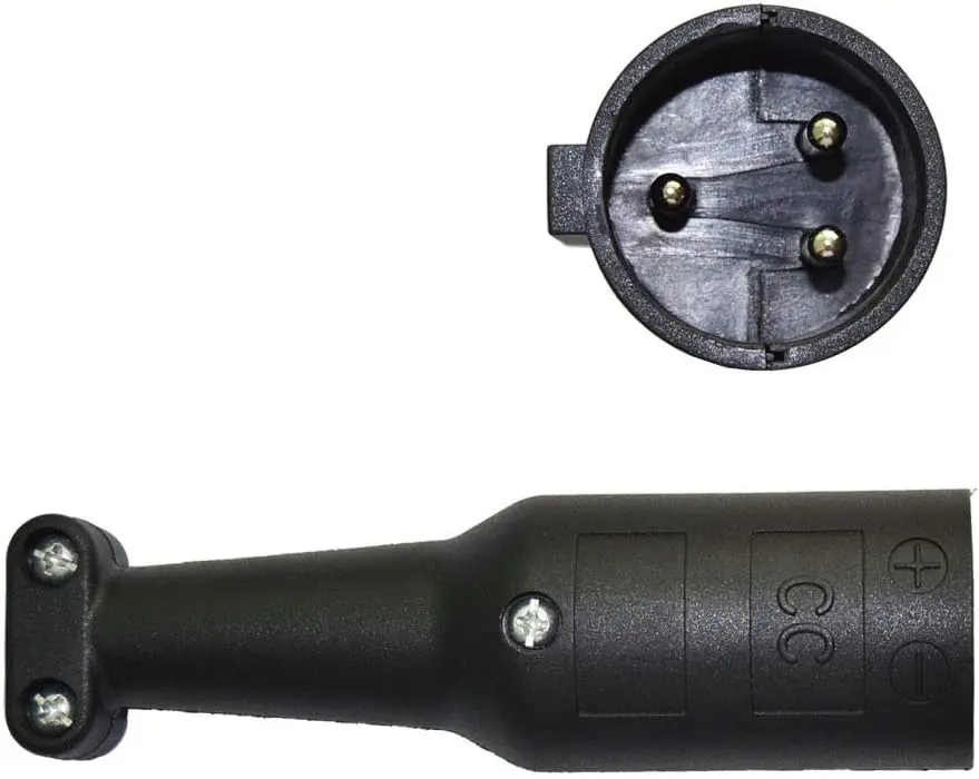 

Club Car DS Precedent Golf Cart Plug 48 Volt 3 Pin Round Plug Chargers Handle Connector Accessories for Club Car DS Precedent