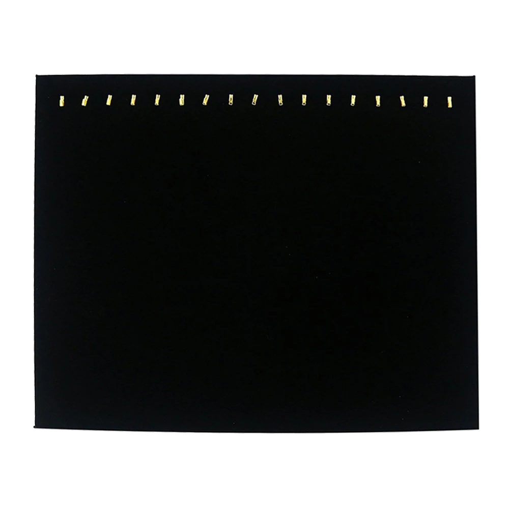

Padded Velvet Necklace Display Stand Black Lightweight Foldable Jewelry Rack Jewelry Display Stand for Bracelets Necklaces