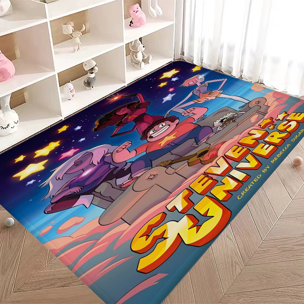 Cartoon Steven Universe Room Mats Retro Multiple Choice Living Room Kitchen Rug Non-Slip Welcome Rug