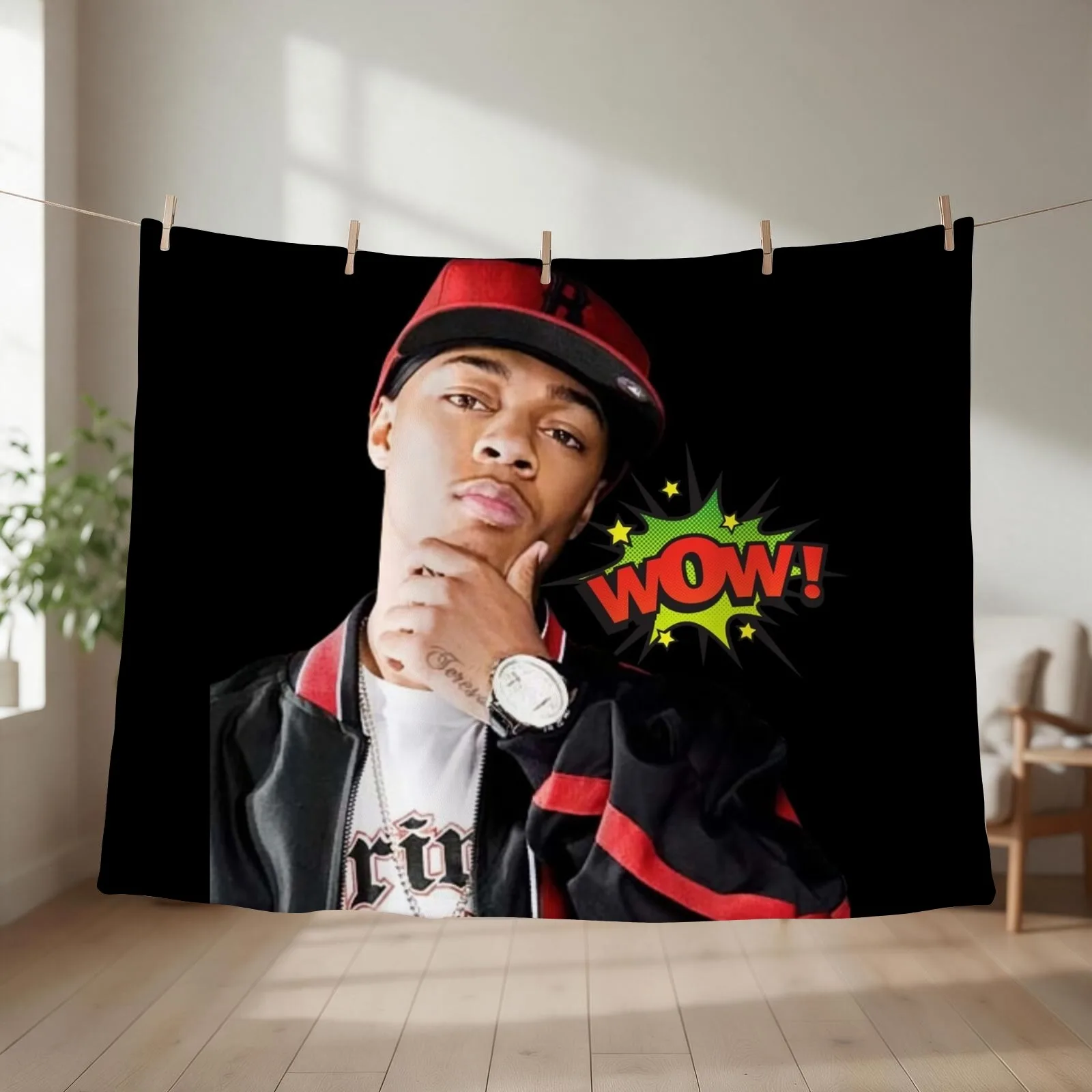 BoW WoW - LiL Bow WoW Throw Blanket couch cozy soft plush fuzzy picnic outdoor blanket