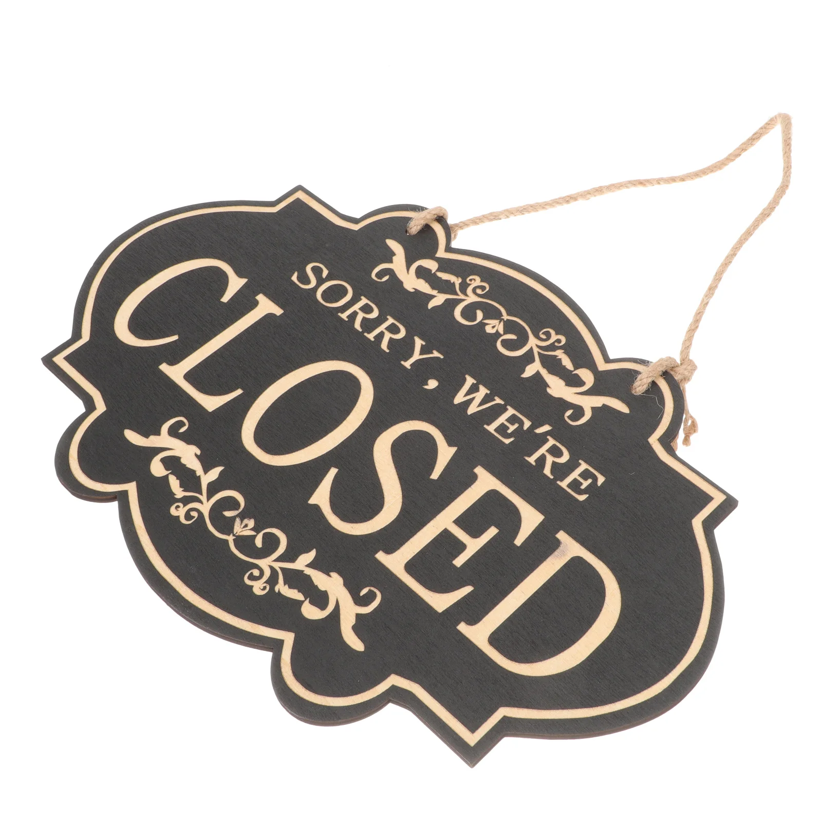 

Wooden Door Closed Sign Retro Door Decor Decor Practical Business Hanging Open Sign Place Multi Function