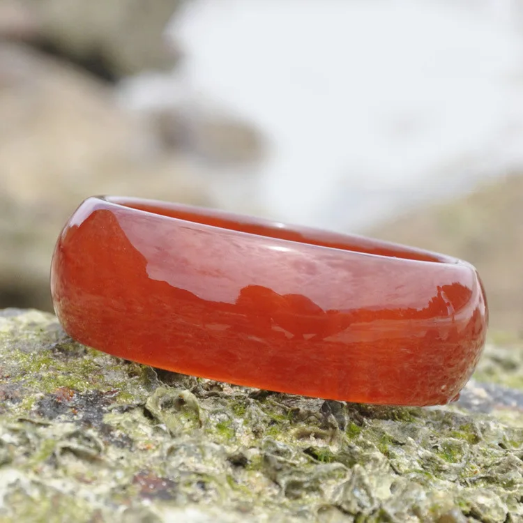 

Natural red agate jade bangle handcarved jade widen bangle real jade bracelets natural jade stone for women men