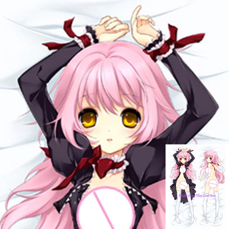 

Dakimakura Anime Young Girl Tits Double-sided Pillow Cover Print Life-size body pillows cover Adult