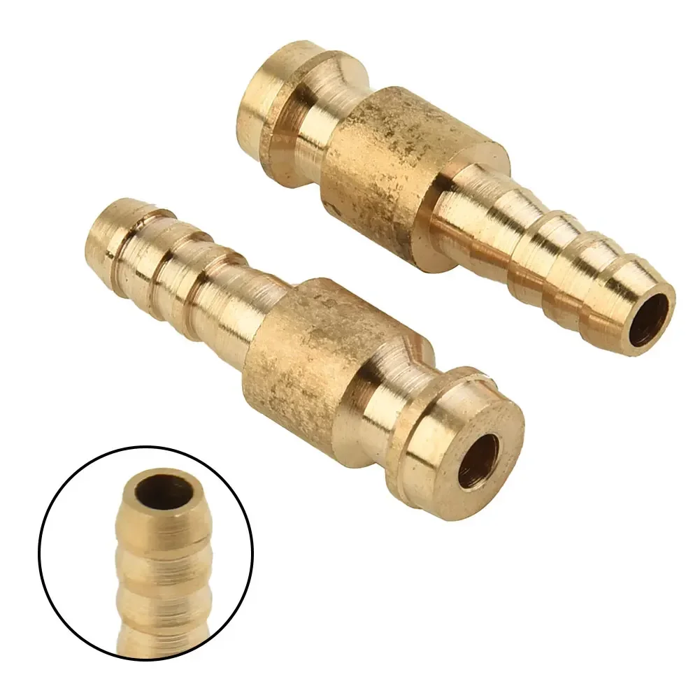 2Pcs Schweißen G U N Lufteinlass Adapter Stecker Für WIG Schweißen Taschenlampe Intake 6mm Männlichen Gas & wasser Adapter Stecker CNC Werkzeuge