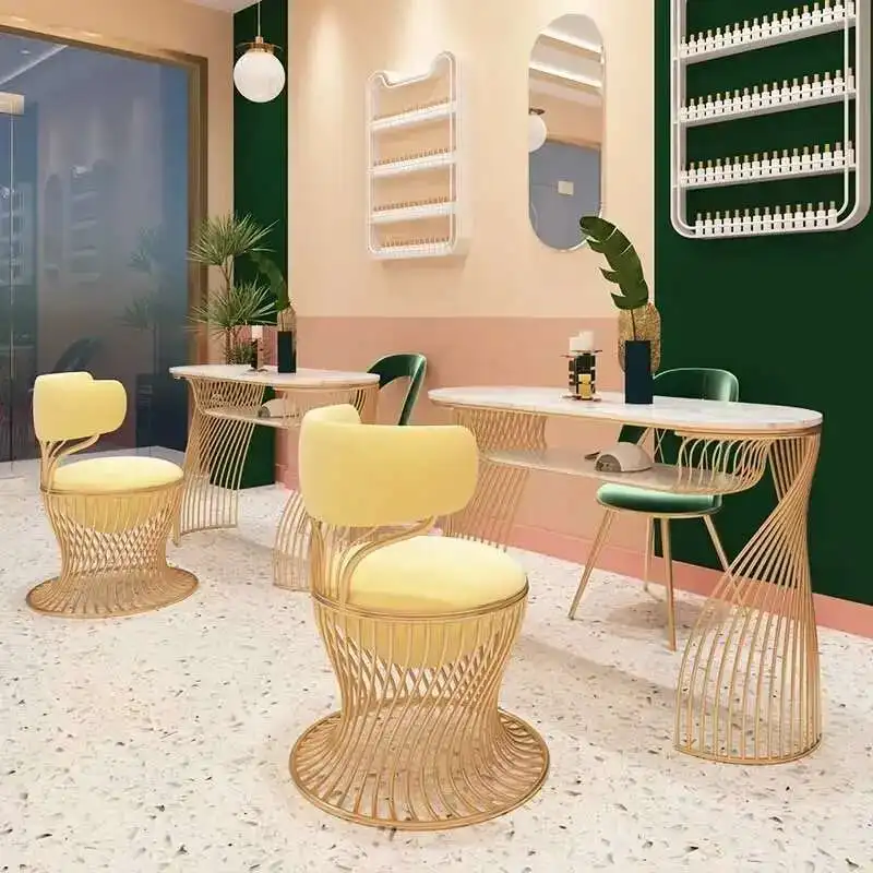 

Cleaner Professional Nail Table Luxury Modern Station Dressing Beauty Nail Table White Makeup Tavolo Manicure Salon Furniture
