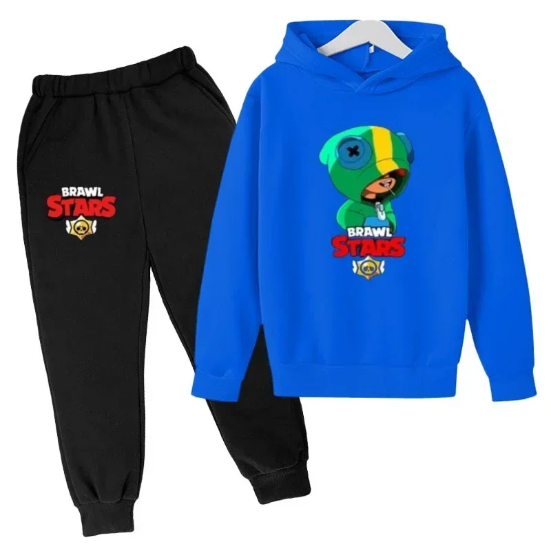 

stars Kids Autumn Cute 2pcs hoodies+Pants Suits 3-13 Years Boys game Outfits Children sweatshirt pants sets student Clothes