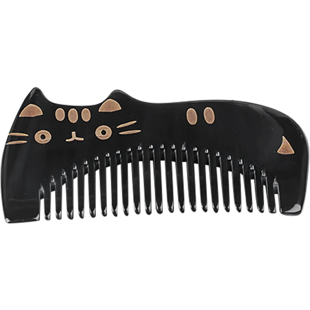 

Horn Comb Small Boys Wide Tooth Detangler for Girls Mini Hairdressing Tool Combs Women