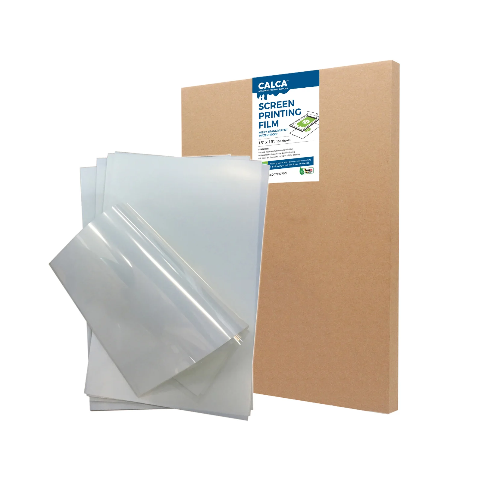 100 Sheets/pack Waterproof Inkjet Milky Transparency Film 13" x 19" US Stock Fast Delivery
