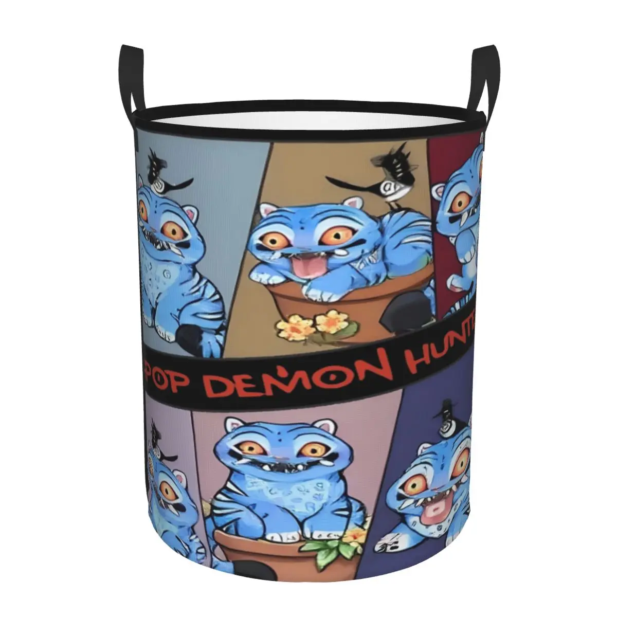 

Demon Hunter Tiger Derpy Kpop Demon Hunters Корзина для хранения одежды Коробка-органайзер Контейнеры для игровой комнаты