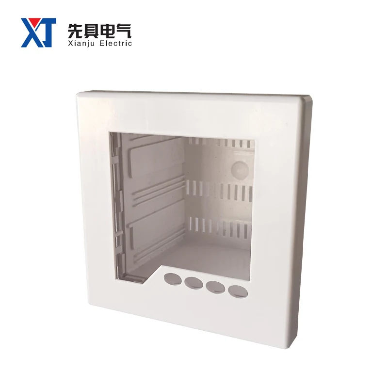 XJS-7 96*96*85 مللي متر 3 المرحلة البلاستيك الضميمة لوحة رقمية متر الضميمة تخصيص شاشة ديجيتال متر الإسكان ABS