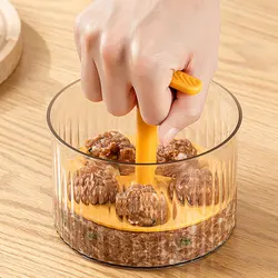 Meatball Maker Cooking Homemade Tool Mold Round Fish Beaf Rice Ball Making Device Barbecue Hot Pot Bean Curd Kitchen Gadgets