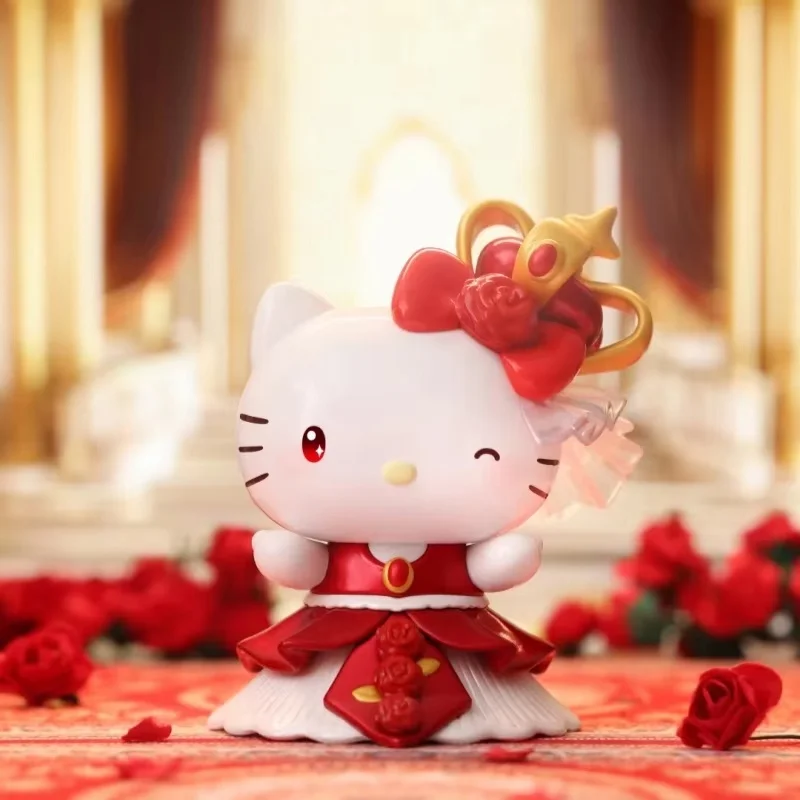 Nova sanrio rosa noite série na moda caixa cega bonito modelo decoração artesanal coleção ornamento presentes das crianças e das meninas