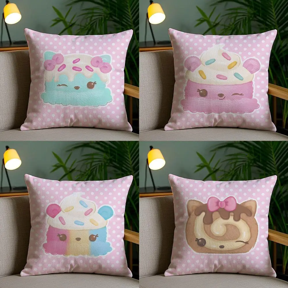 Num N-Noms BRAND Pillow Case Cushion Cover Soft Washable Pillow Case Multi-Scene For Couch Bed Travel Office Use